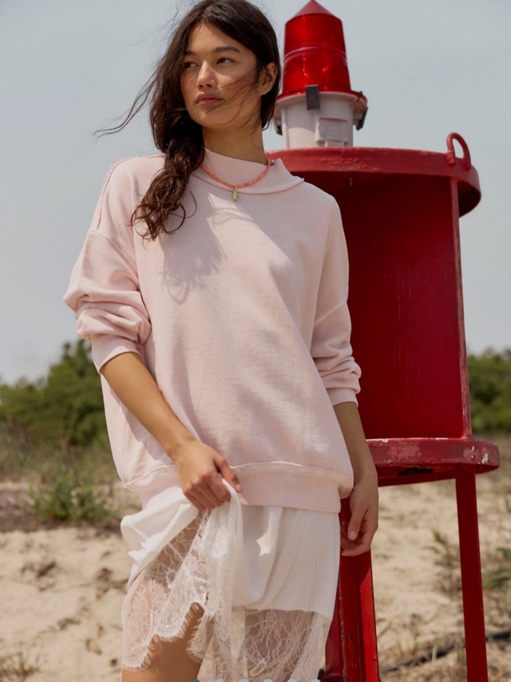 NWT Free People Palm Springs Pullover sz large